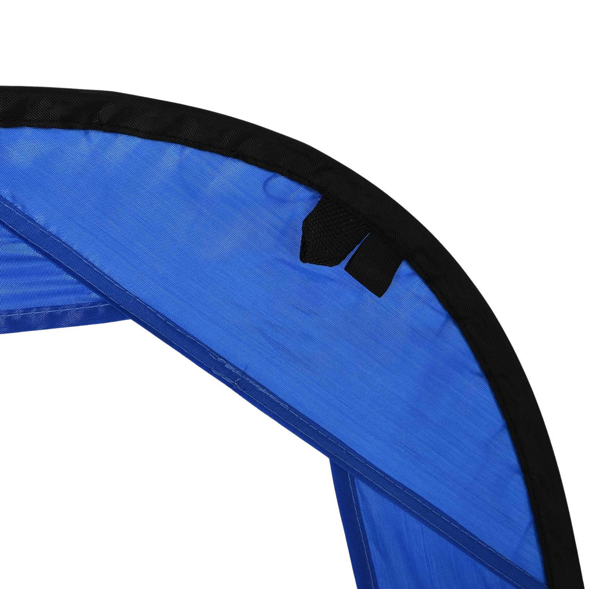 Pop Up Football Goals Portable Football Net, Set Of 2 Mini Goals, Foldable With Carry Bag, Blue, 123X80X80 Cm