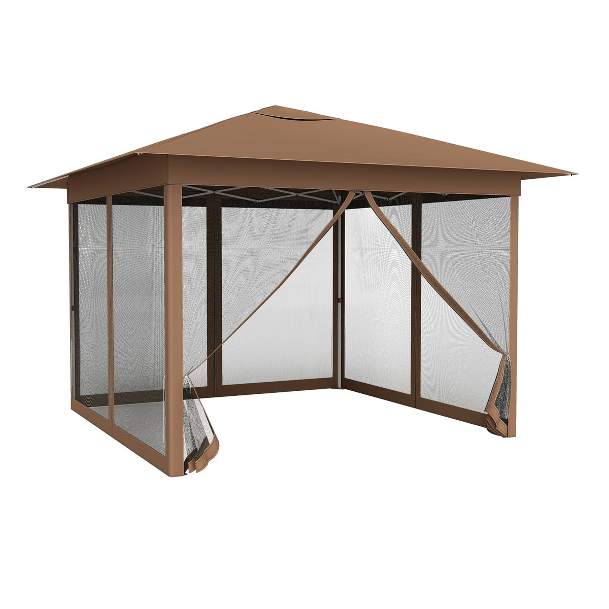 Pop Up Pavilion 3.5x3.5m with Mosquito Net and Bag