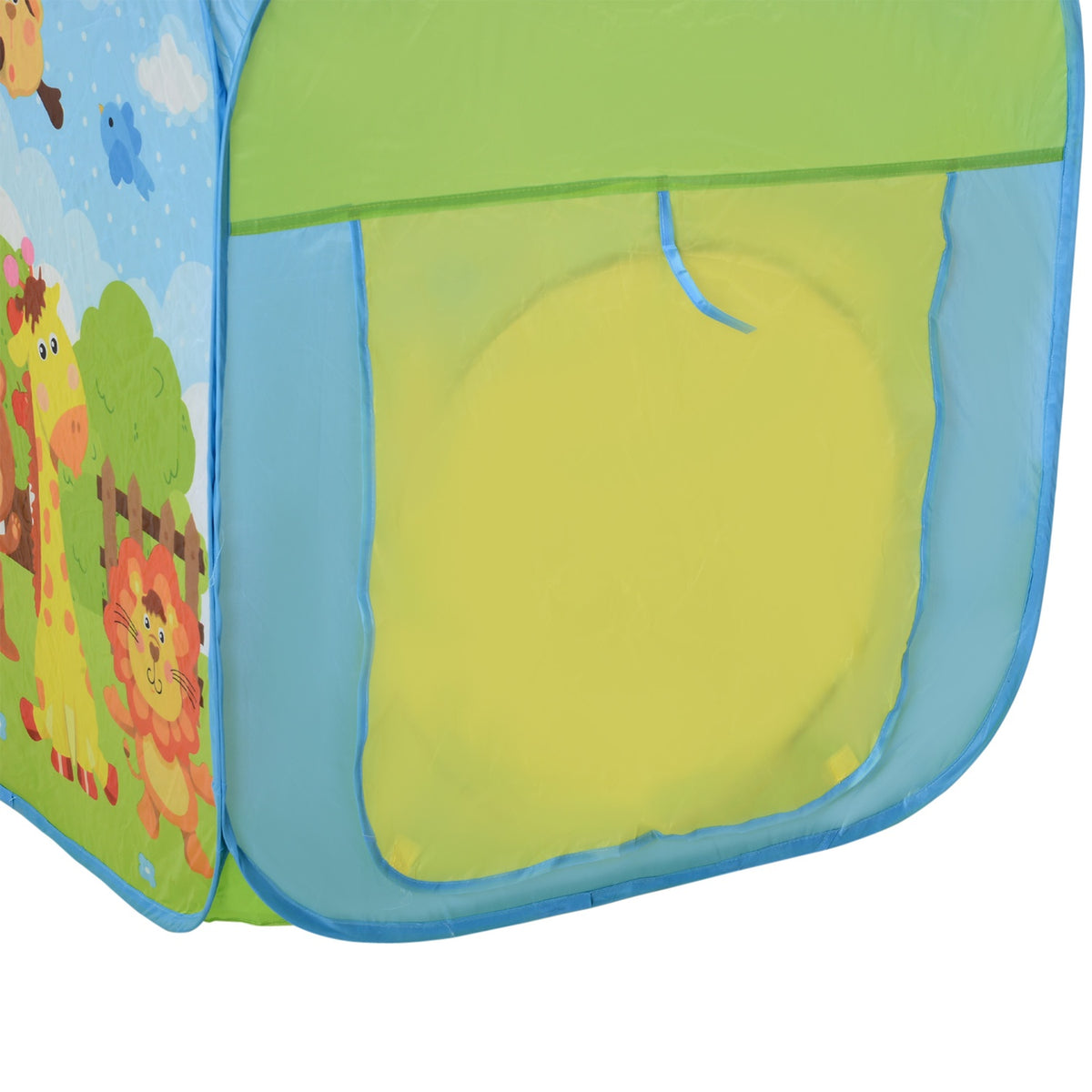 Pop-Up Play Tent 3-Part Tunnel Foldable Polyester 230X74X93Cm