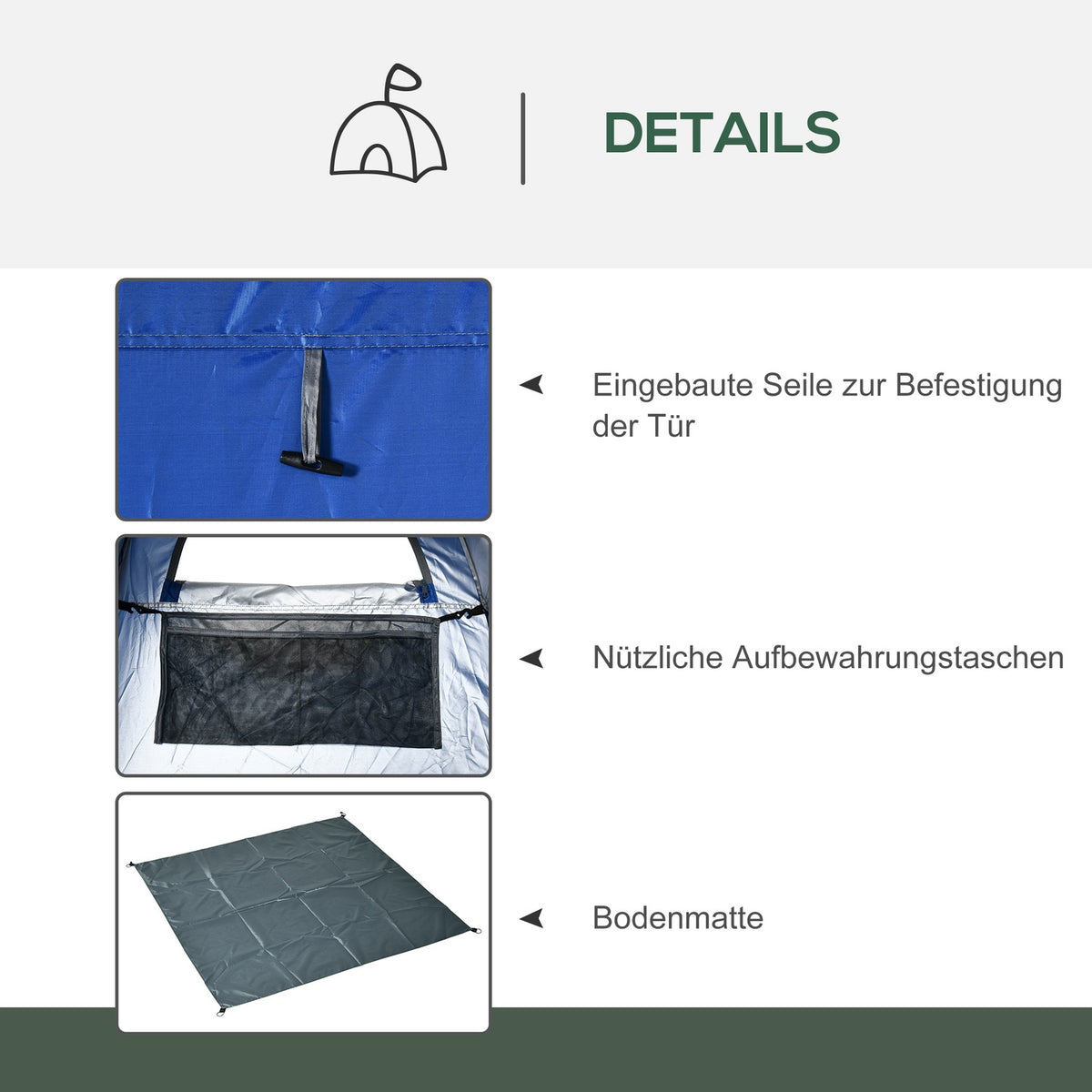 Pop-Up Tent Shower Tent, Toilet Tent For Camping, Mobile Outdoor Toilet With Carry Bag, 126X124X189Cm