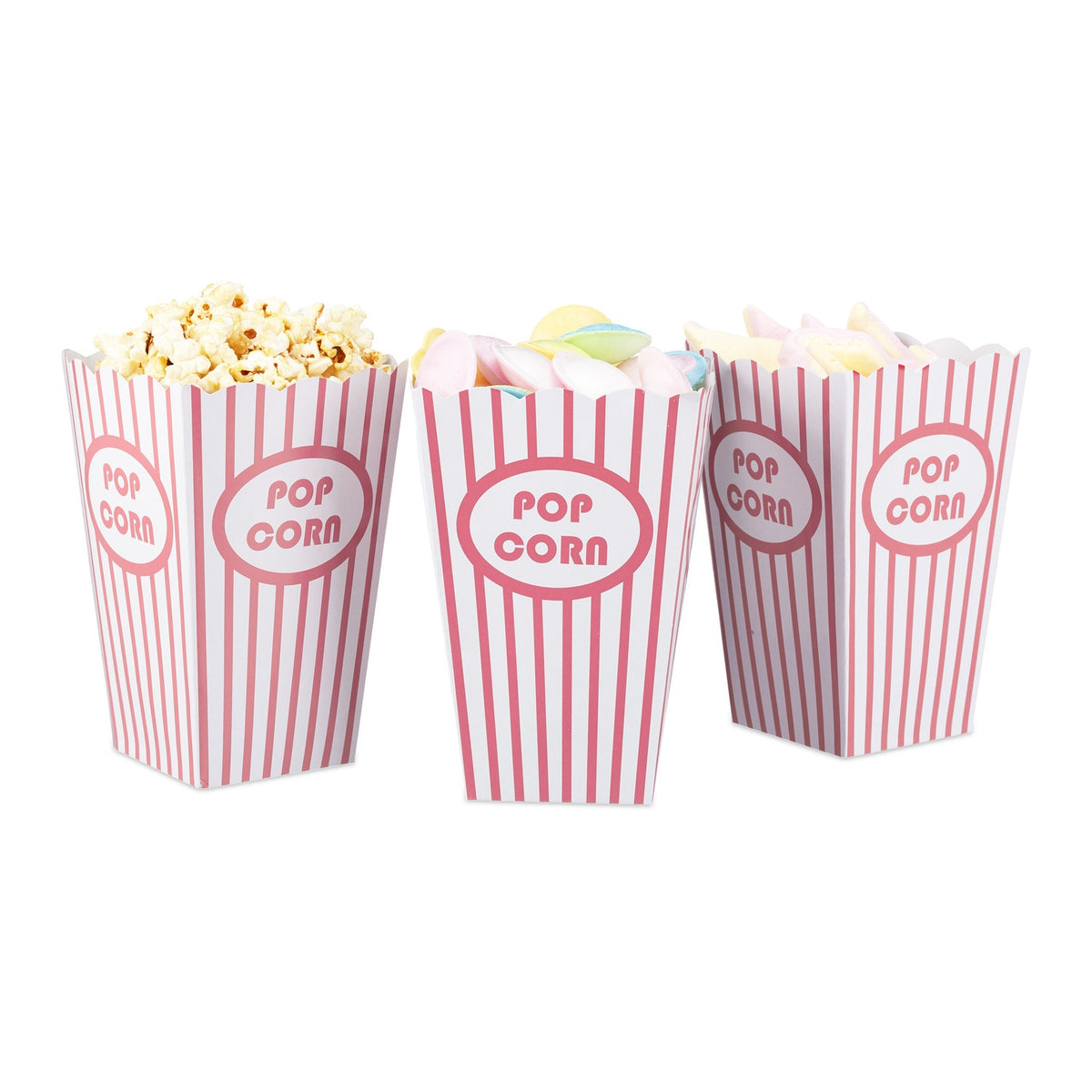 Popcorn bags, 72 pcs, pink