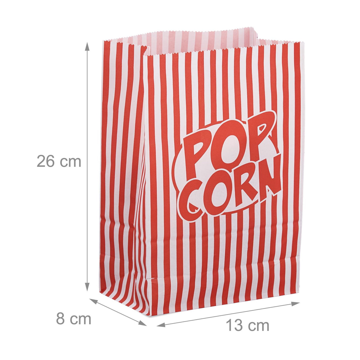 Popcorn bags with retro motifs - 48 pcs