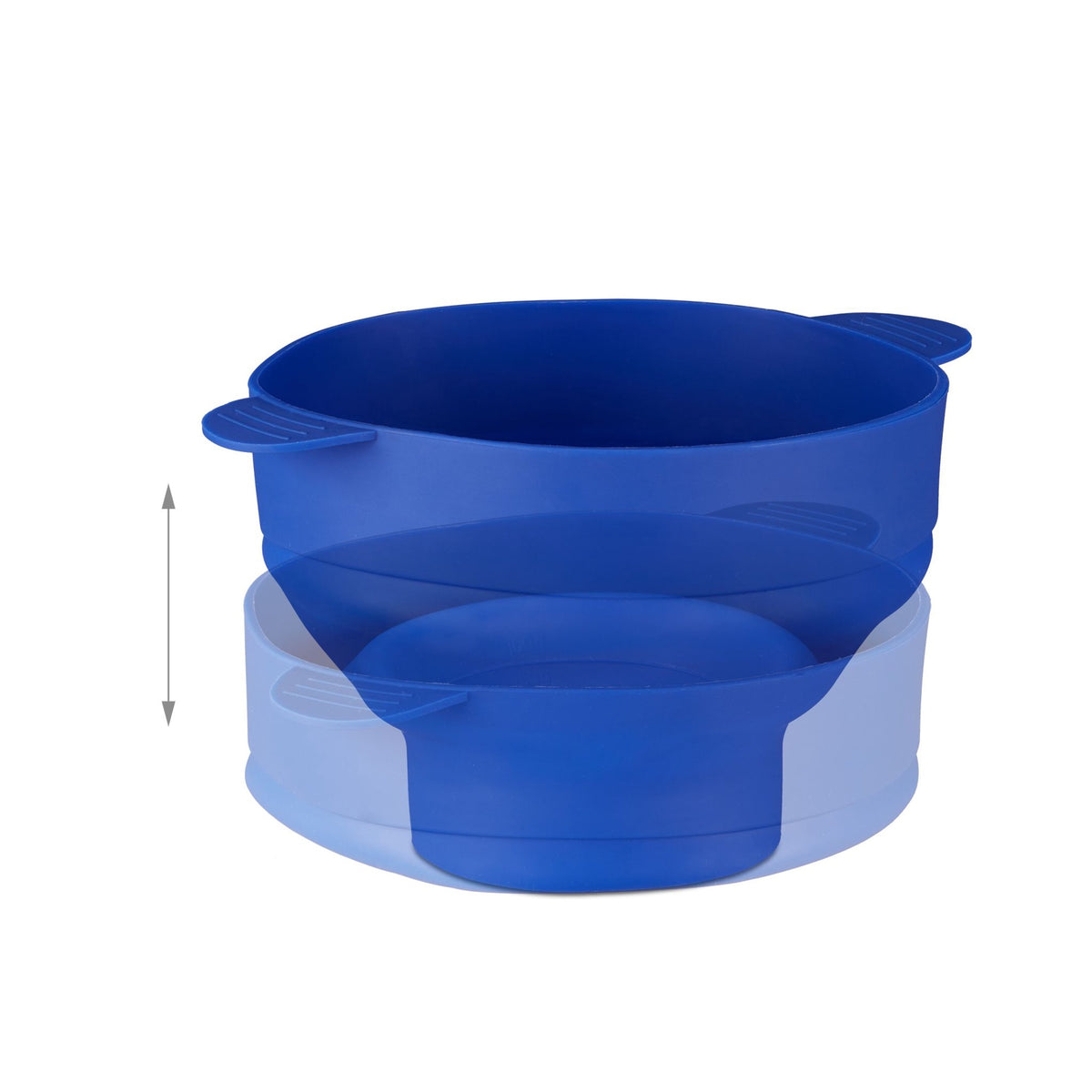 Popcorn bowl in silicone for the microwave