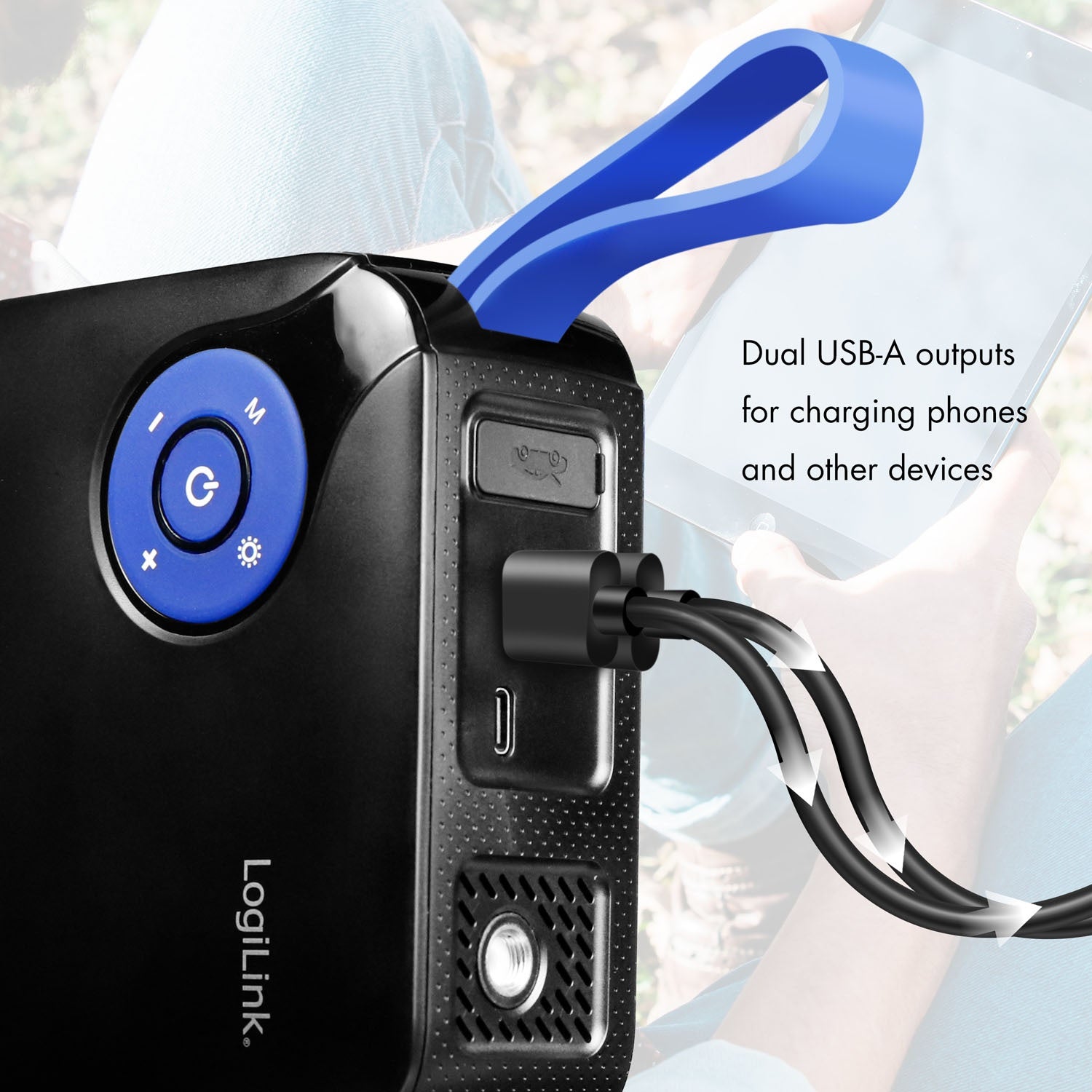 Portable 4-in-1 Jump Starter with Air Compressor