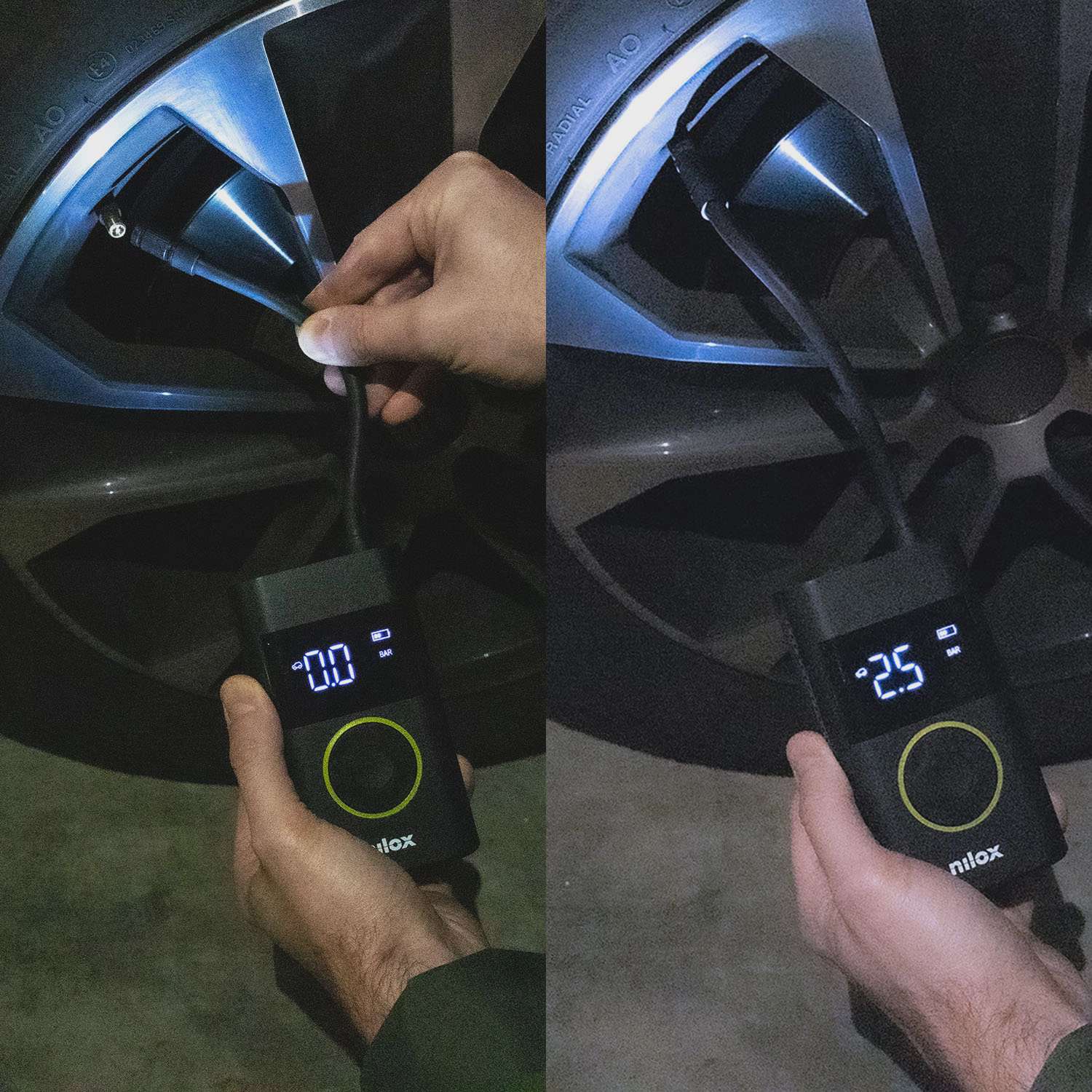 Portable Air Compressor, 150 PSI, 4000mAh Battery