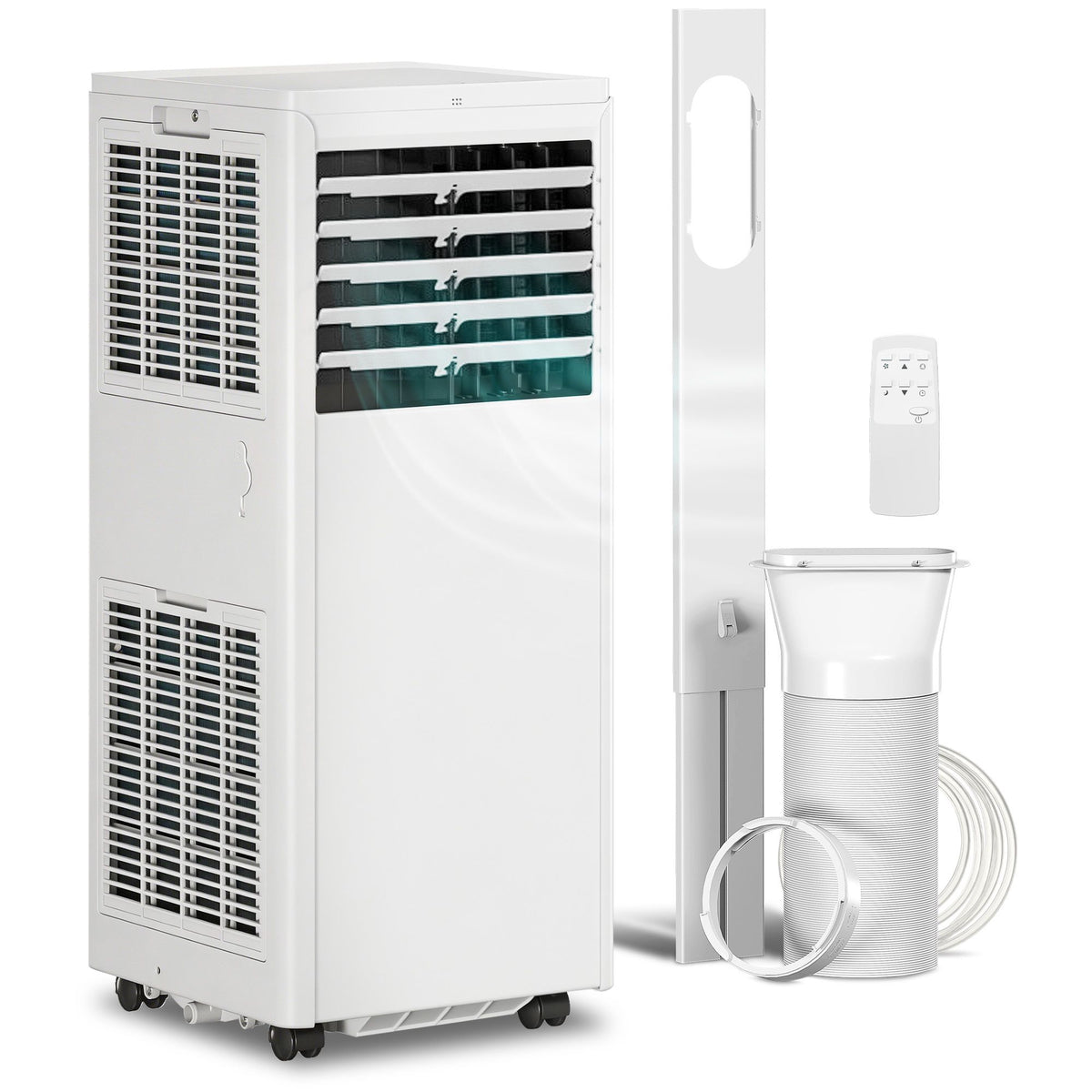 Portable Air Conditioner 7000 BTU, 4-in-1 Cooling, Dehumidifier