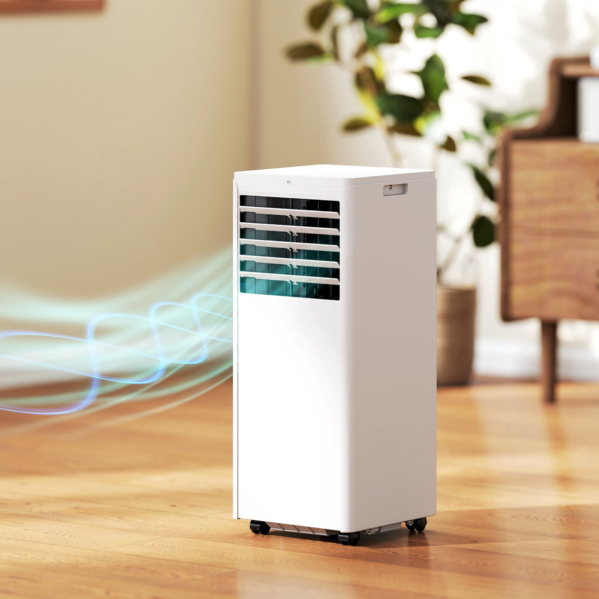 Portable Air Conditioner 7000 BTU, 4-in-1 Cooling, Dehumidifier
