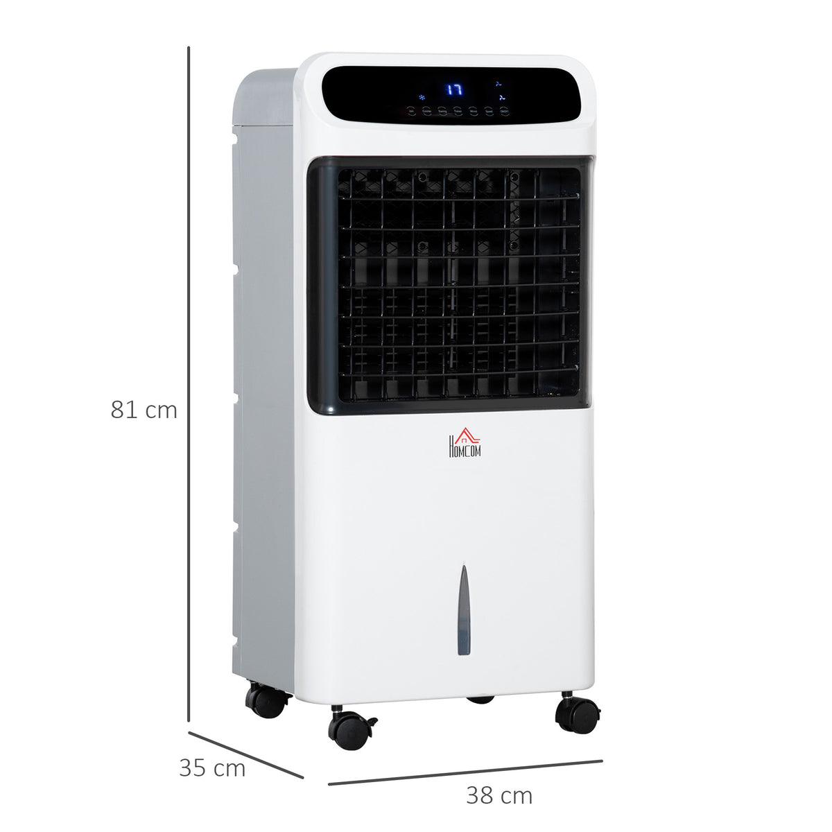 Portable Air Cooler with Ice Box, 3 Modes, 12L Tank