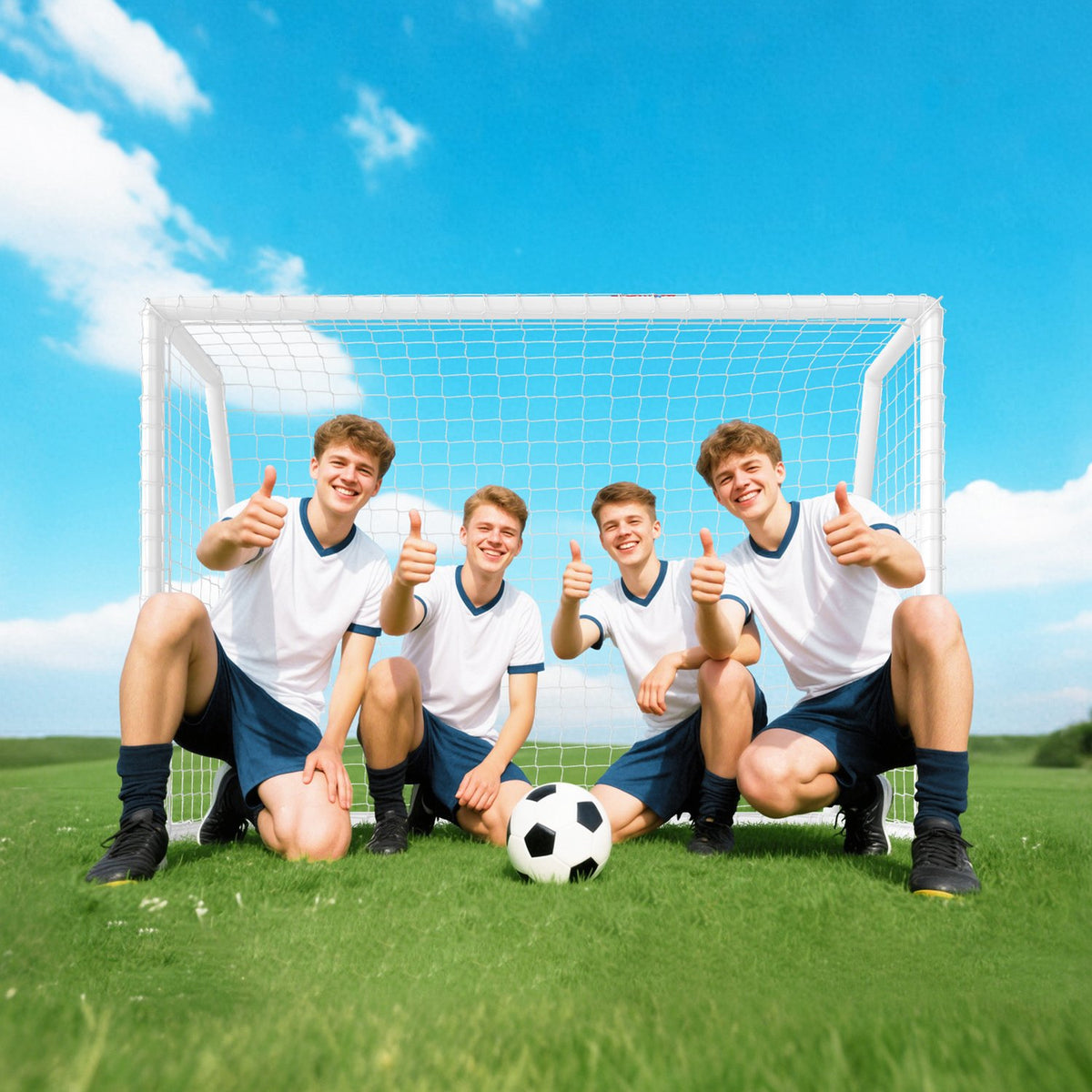 Portable Garden Soccer Goal – Weatherproof, Easy Setup, 180x92x124 cm