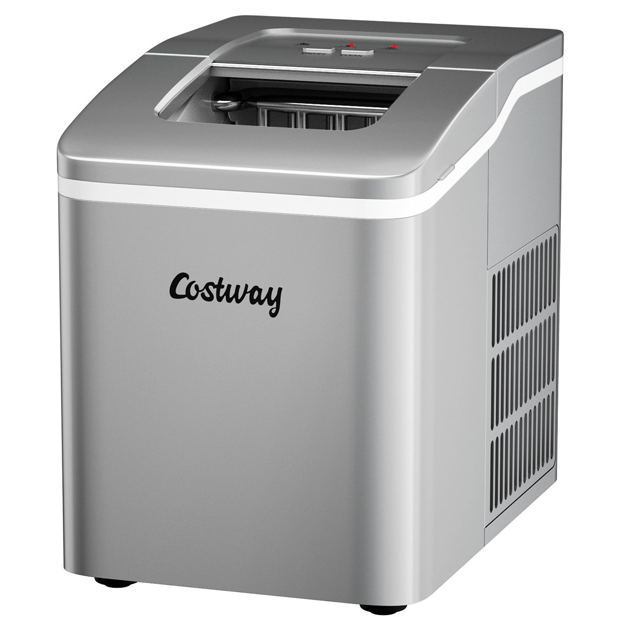 Portable Ice Maker With Self-Cleaning, 12 kg Day, 1.6 L