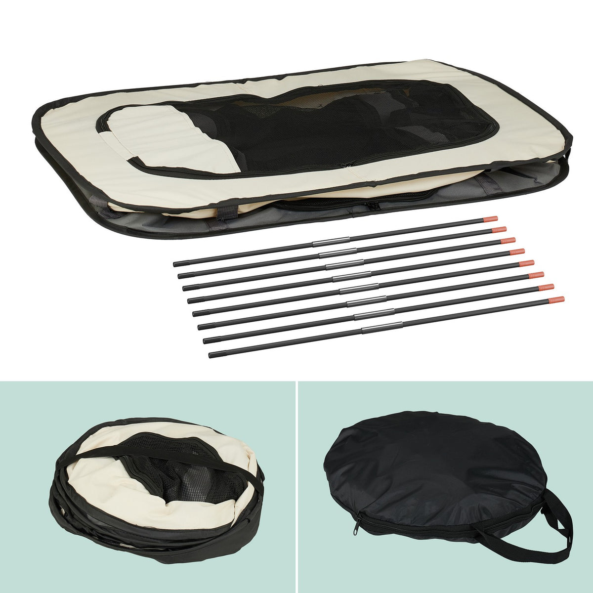 Portable Pet Playpen for Cats & Dogs, Indoor/Outdoor Use