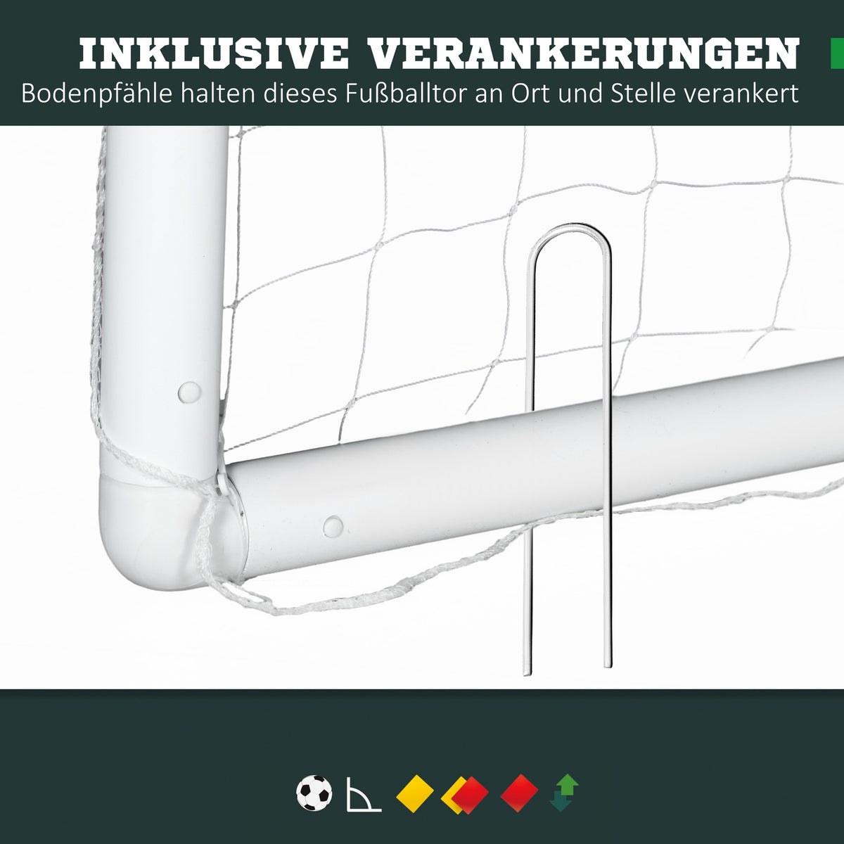Portable Soccer Goal for Garden – Weatherproof, Easy Setup