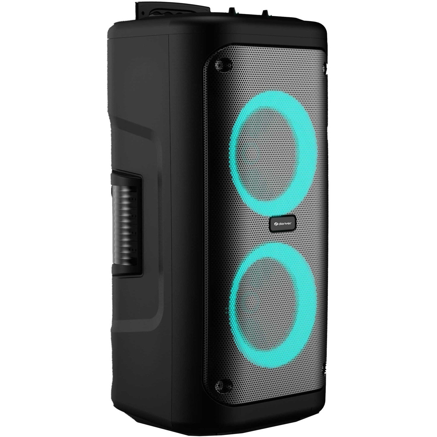 Portable powerful speaker with LED light