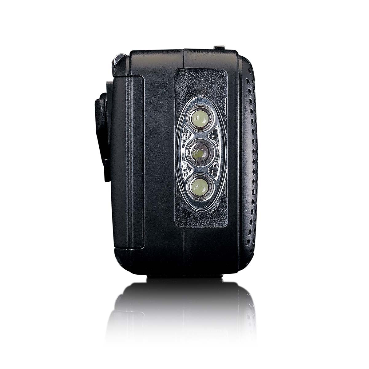 Portable wind-up emergency radio flashlight and power bank in one Black