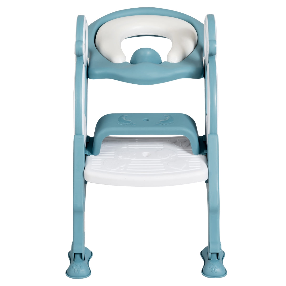 Potty Training Toilet Seat Ladder, Foldable, Non-Slip Step