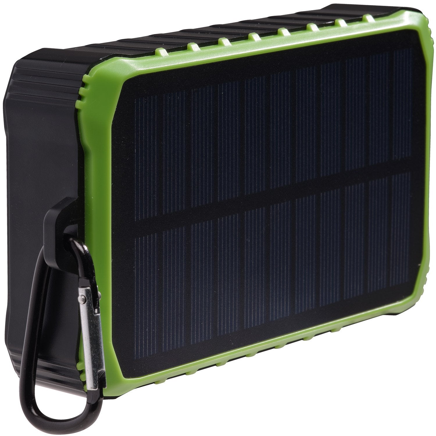 PowerBank 10,000 mAh Solar Cell Crank Black/Green