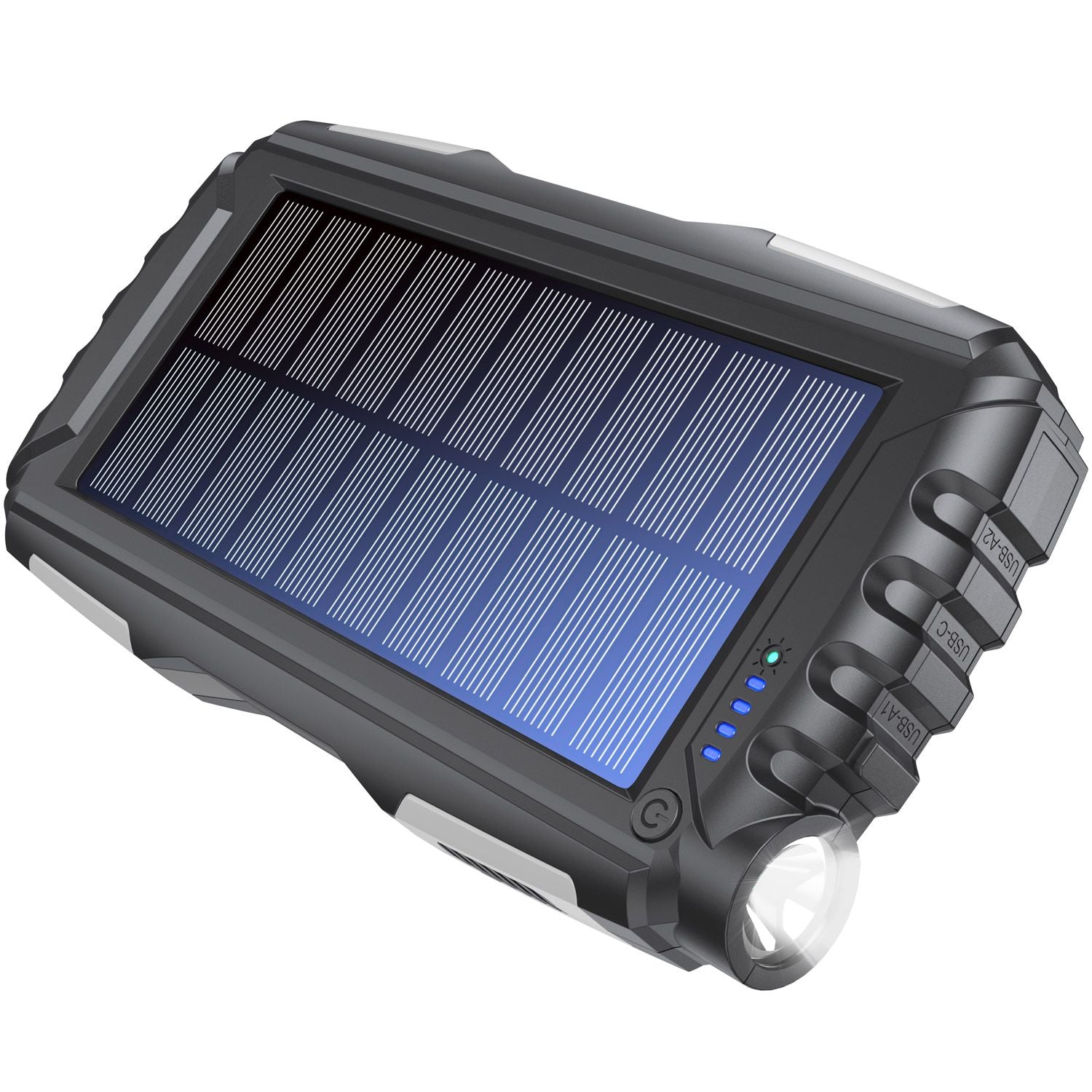 PowerBank 20,000 mAh Solar cell Black