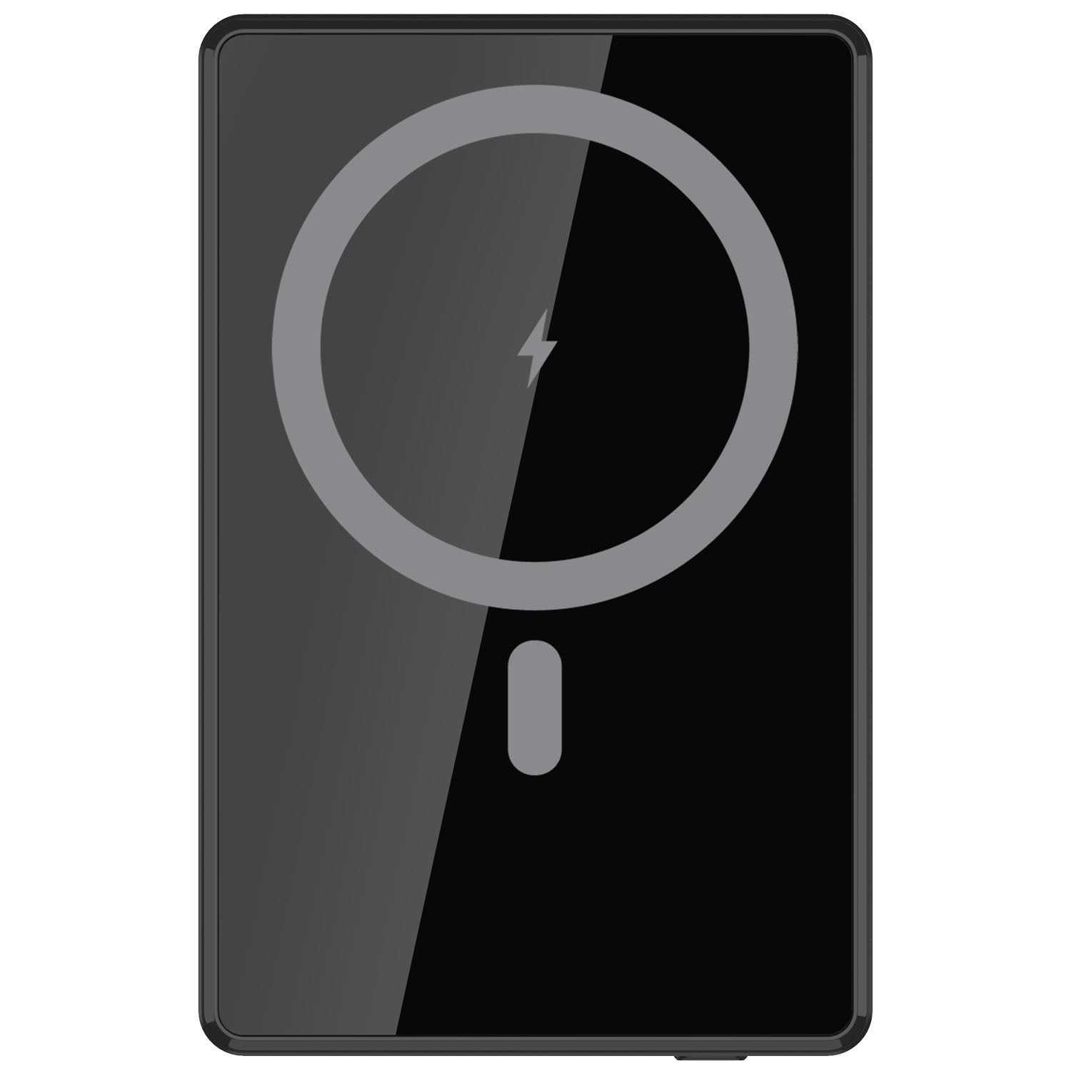 Power Bank 5000mAh, 15W, MagSafe Compatible, Black