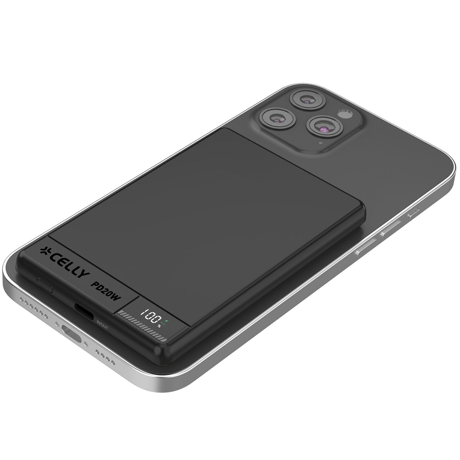 Power Bank 5000mAh, 15W, MagSafe Compatible, Black