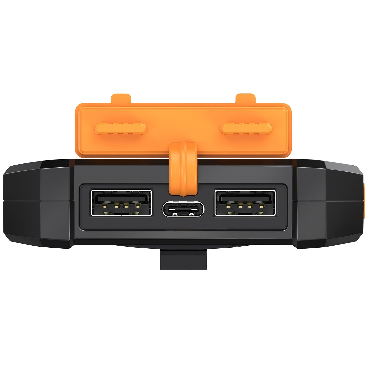 PowerBank 6,000 mAh 10W Solar cell Black/Orange