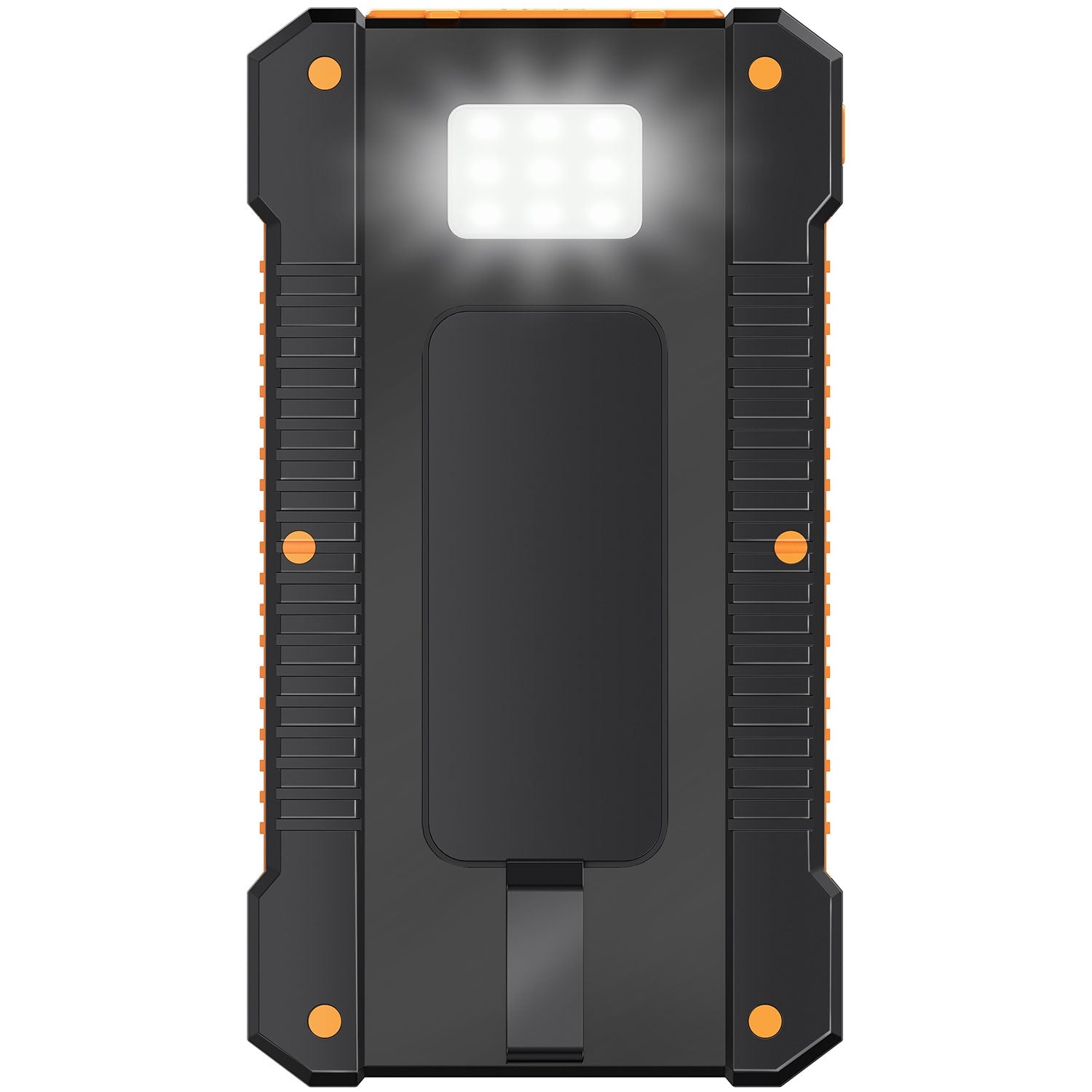 PowerBank 6,000 mAh 10W Solar cell Black/Orange