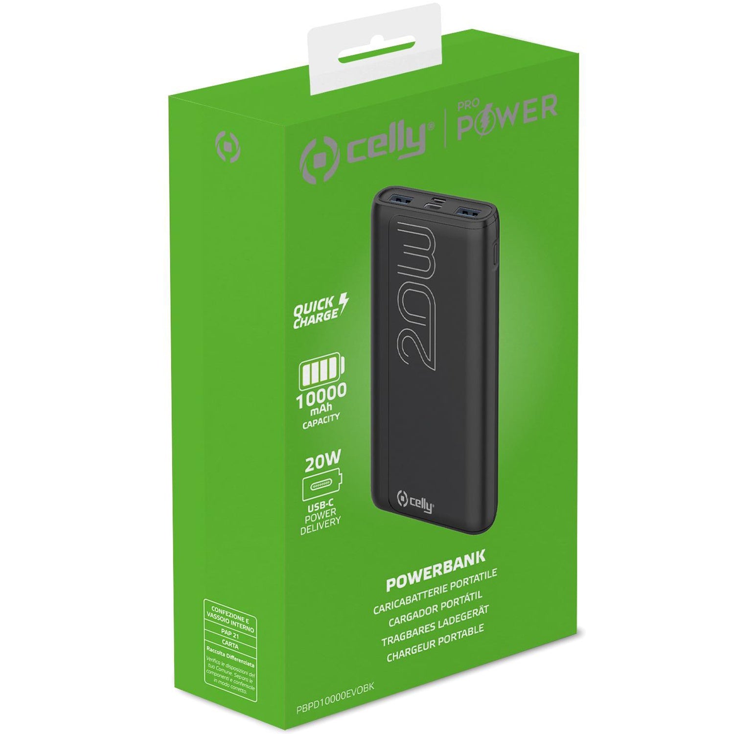 PowerBank PD 20W 10,000 mAh Black
