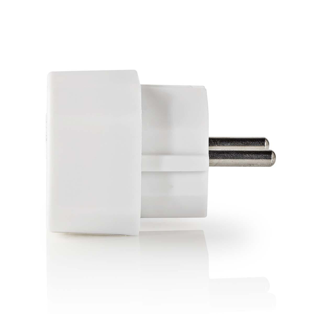 Power Outlet Splitter | Type F (CEE 7/7) | 250 V AC 50 Hz | French / Type C (CEE 7/16) | 250 V AC 50/60 Hz | 2.5 A| 1100 W | White