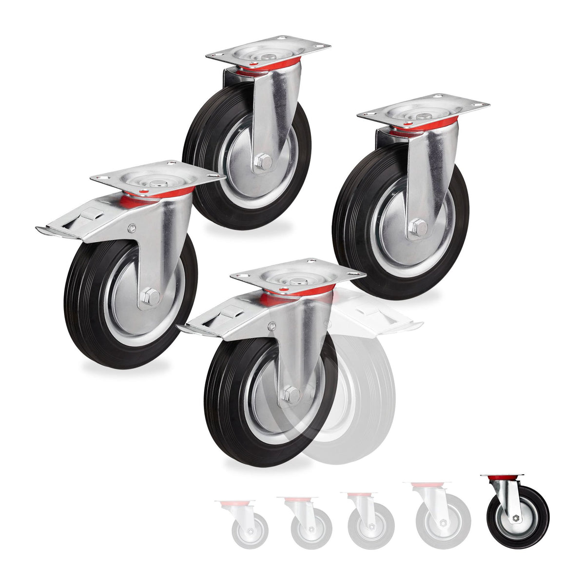 Powerful wheels, 4 pcs