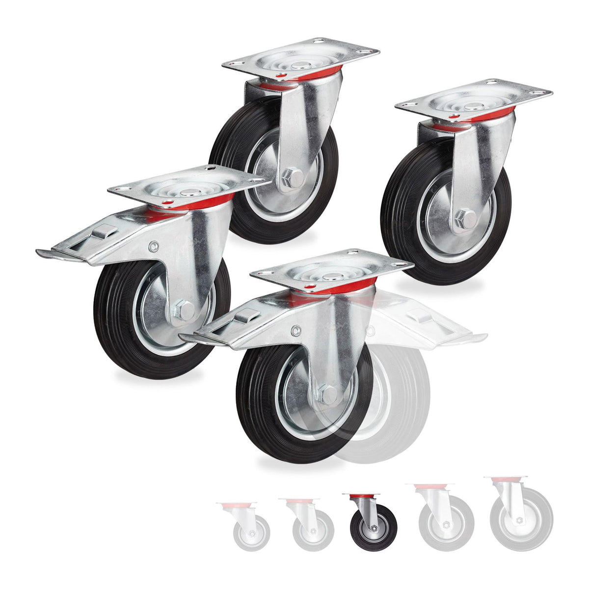 Powerful wheels, 4 pcs