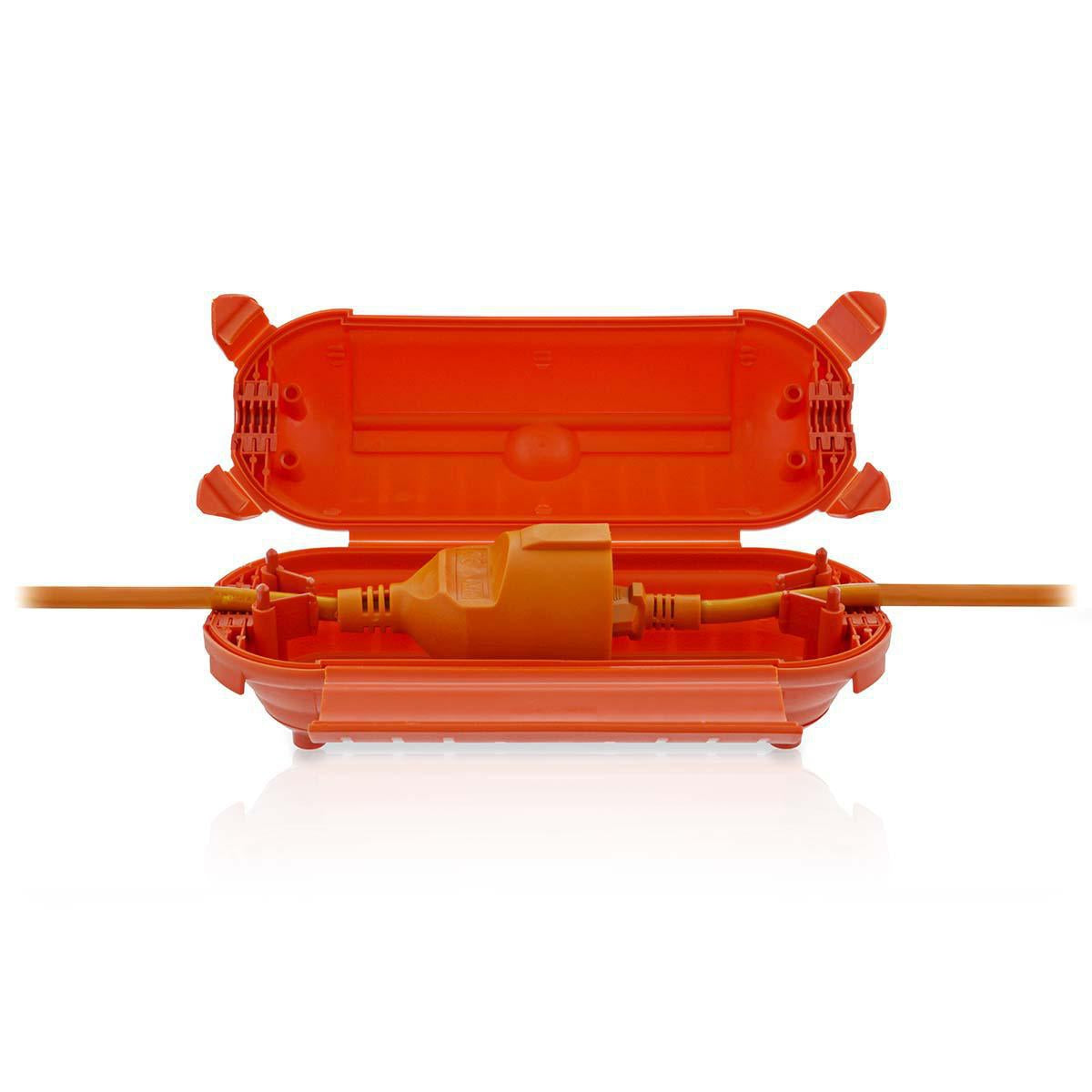 Power outlet | IP44 | Plastic | Orange