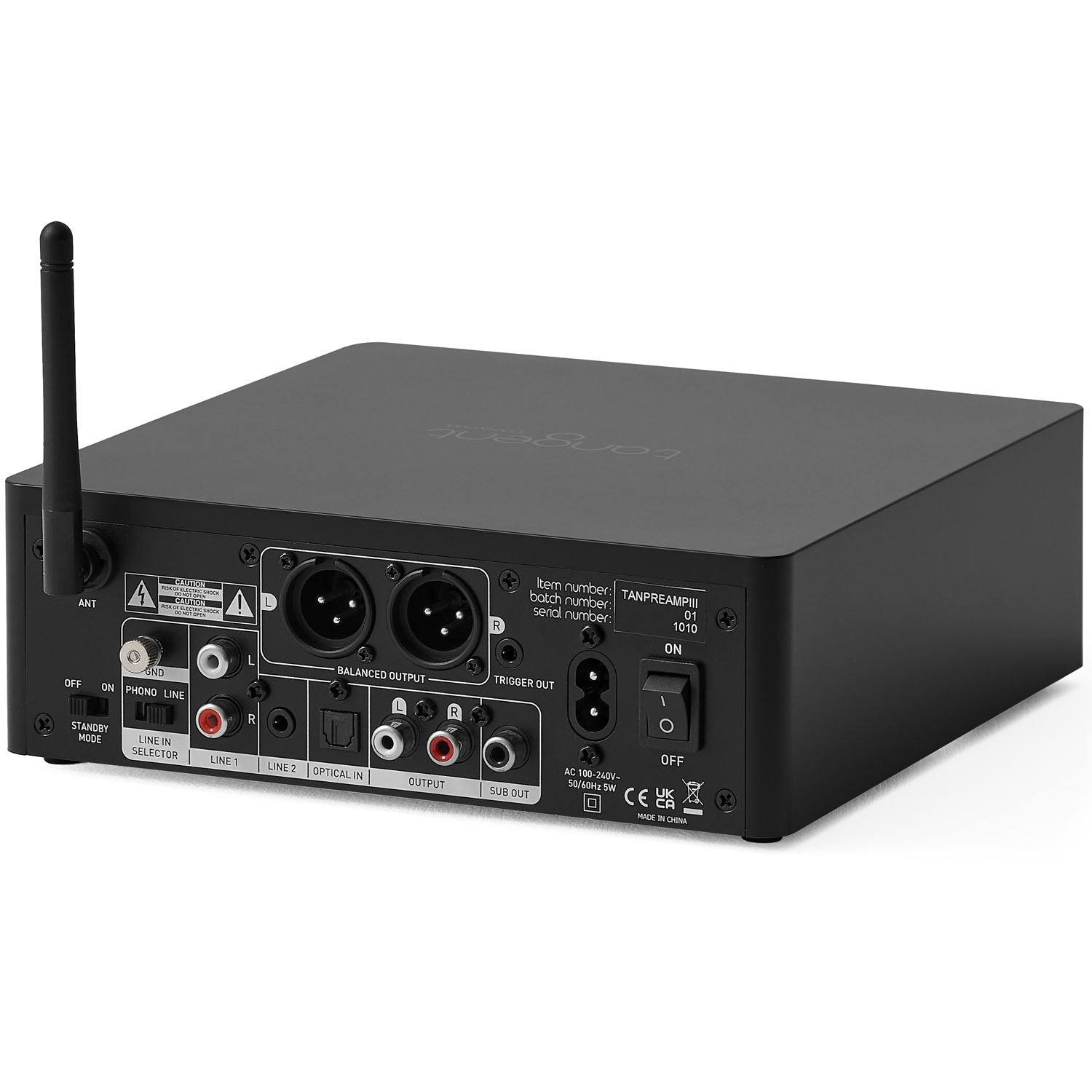 Preamp III, Black, High-Quality Audio Amplifier