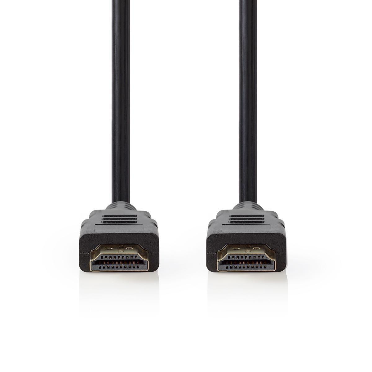 Premium High Speed HDMI™ Cable with Ethernet | HDMI™ Connector | HDMI™ Connector | 4K@60Hz | 18 Gbps | 5.00 m | Round | PVC | Black | Plastic bag