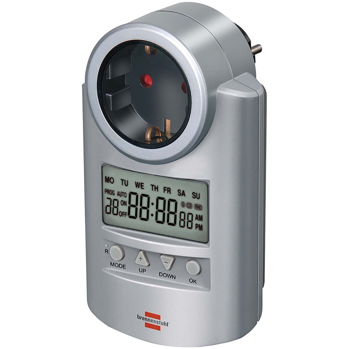 Primera-Line timer DT, digital timer socket (weekly timer with countdown function and increased protection against accidental contact)