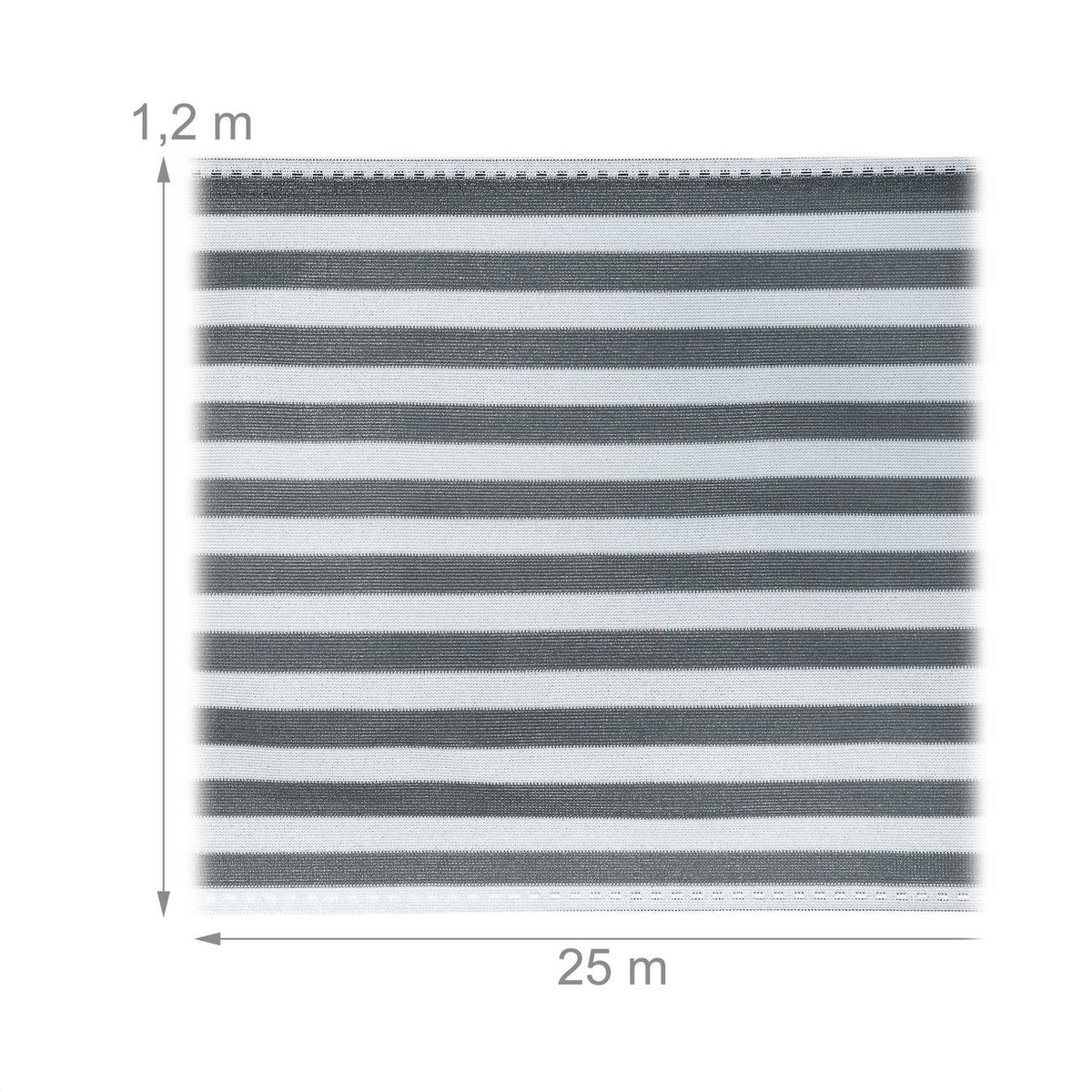 Privacy protection 1.2 m grey-white