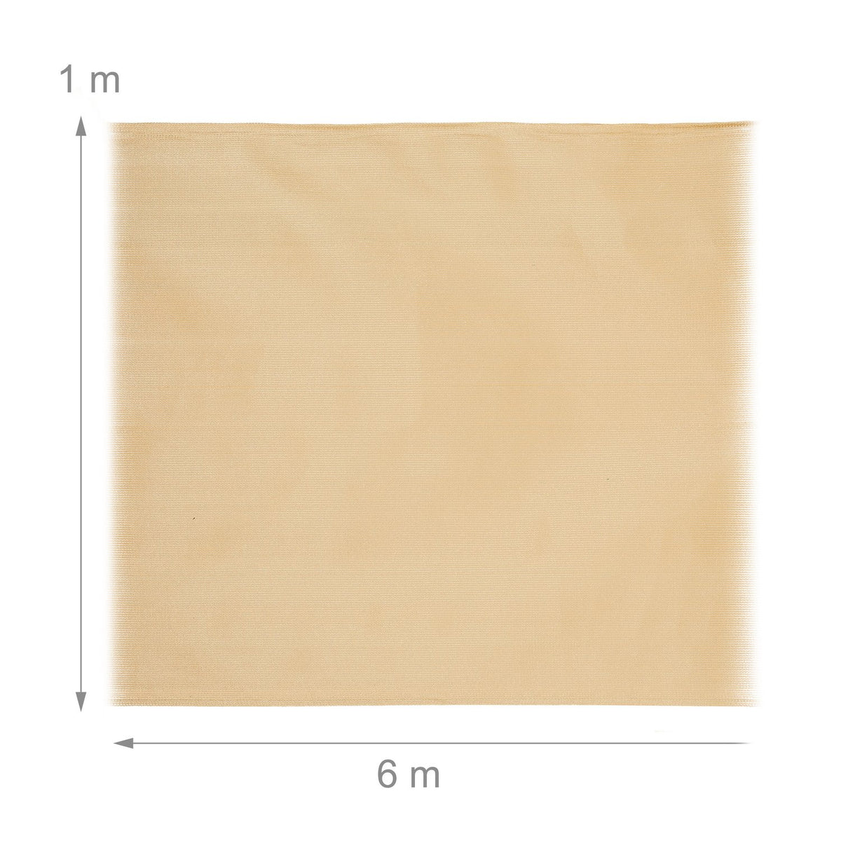 Privacy protection 1 m beige