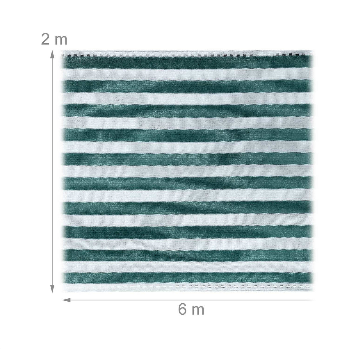 Privacy protection 2 m green-white