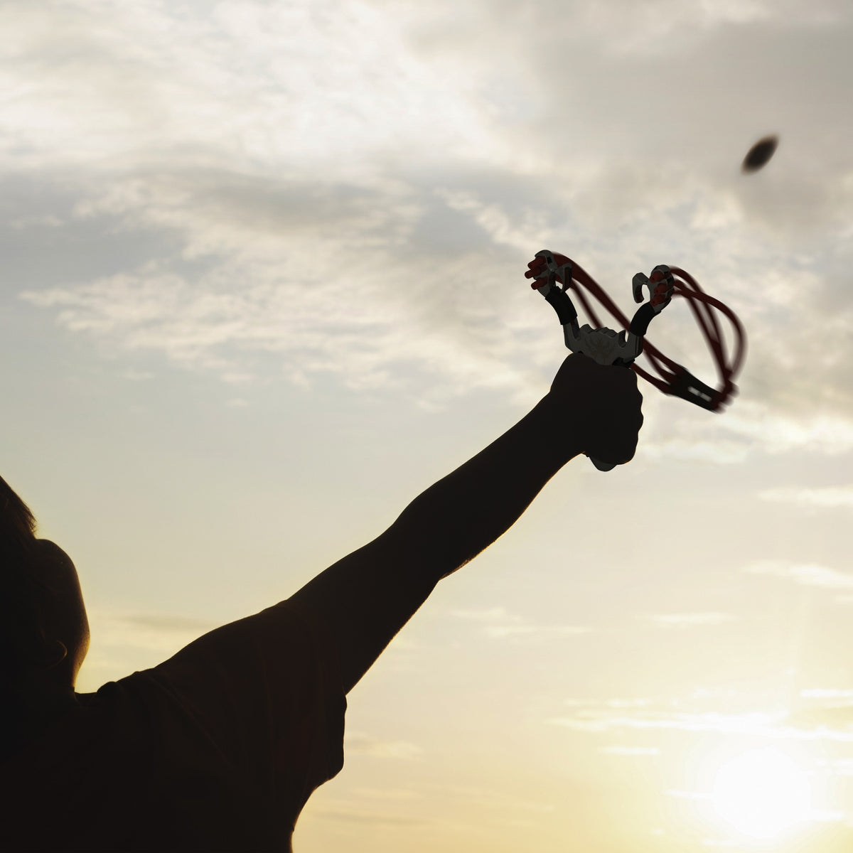 Professional slingshot with latex bands