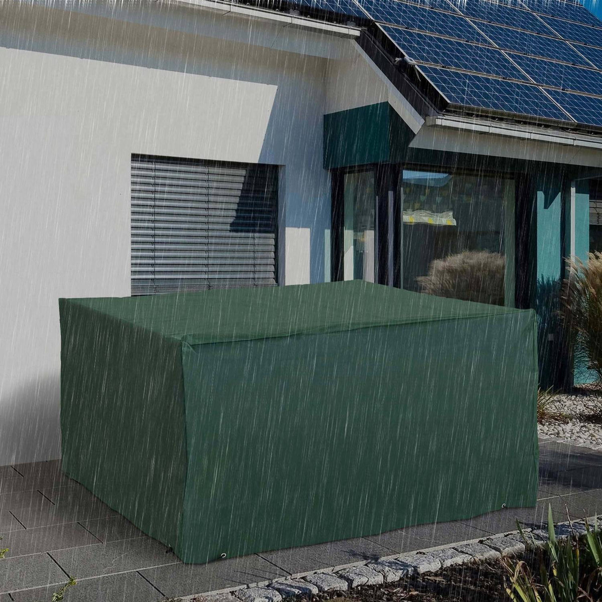 Protective Cover For Garden Furniture 600D Oxford Green 135 X 135 X 75 Cm