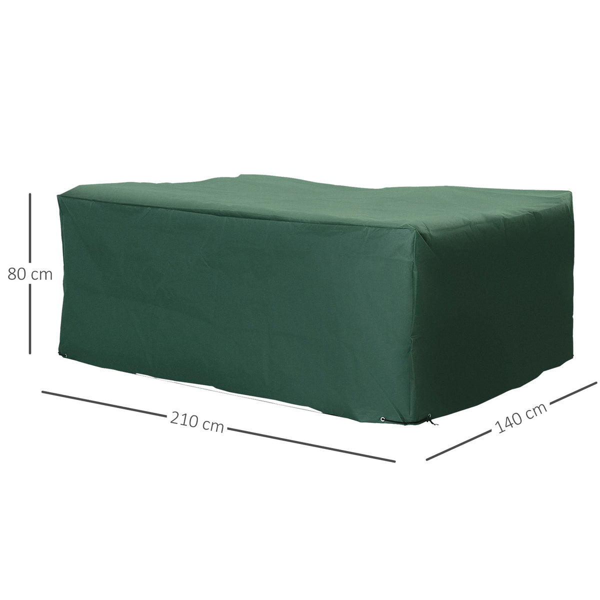Protective Cover Garden Furniture Cover 600D Oxford 210X140X80Cm