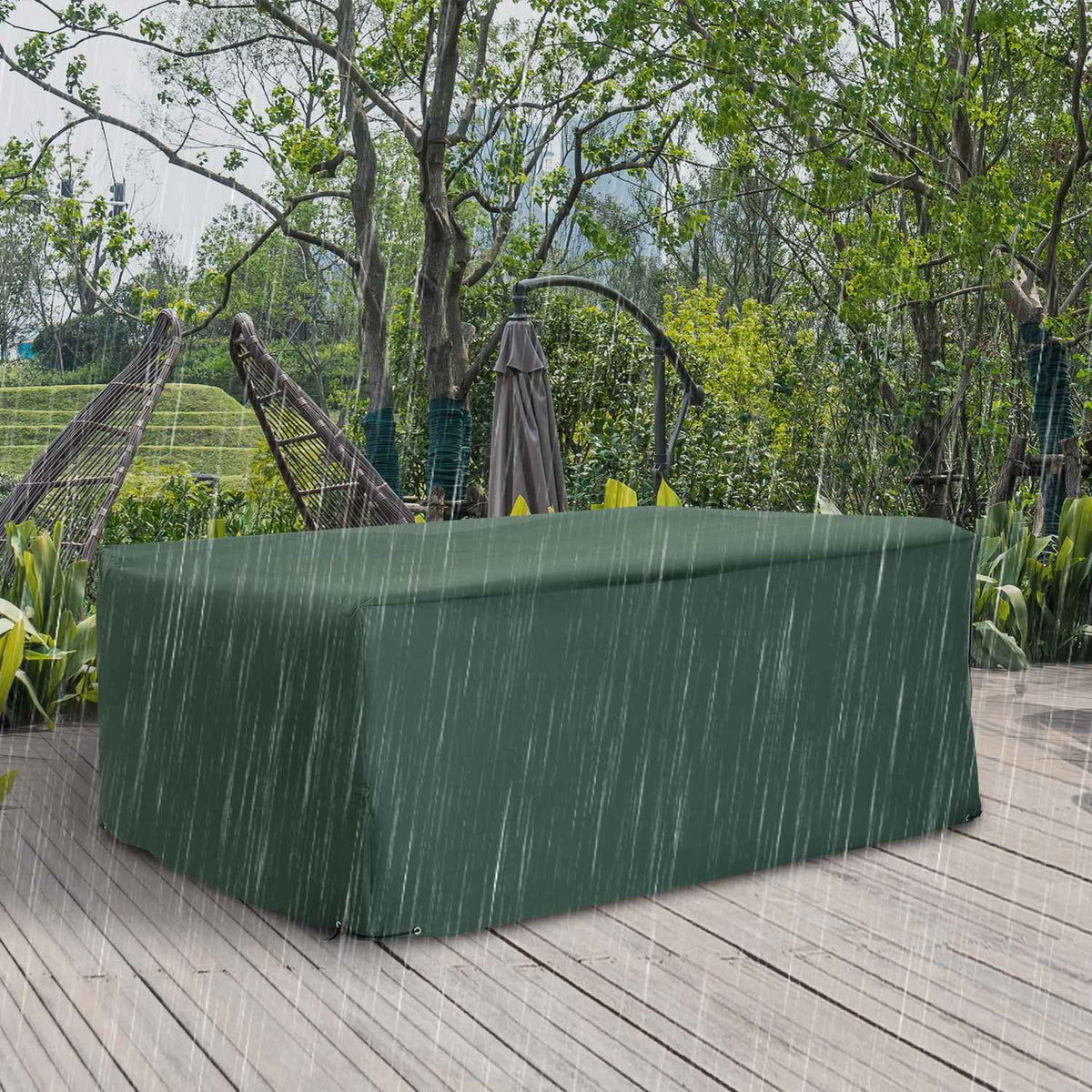 Protective Cover Garden Furniture Cover 600D Oxford 210X140X80Cm