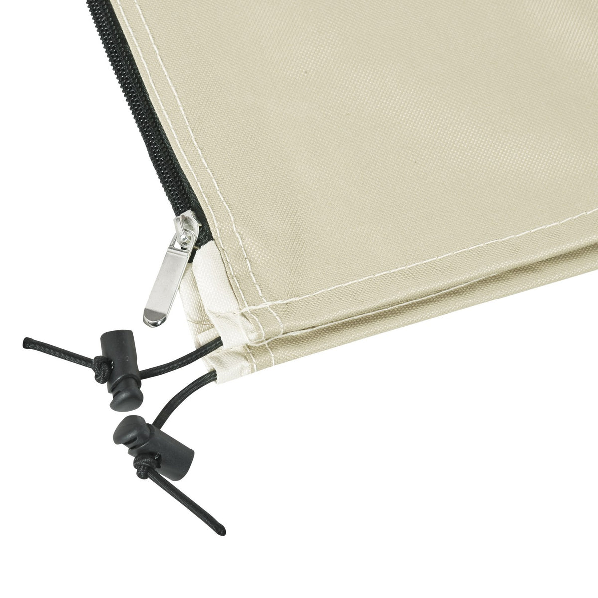 Protective cover for cantilever umbrella umbrella cover with zipper, Oxford, beige, 56x220cm