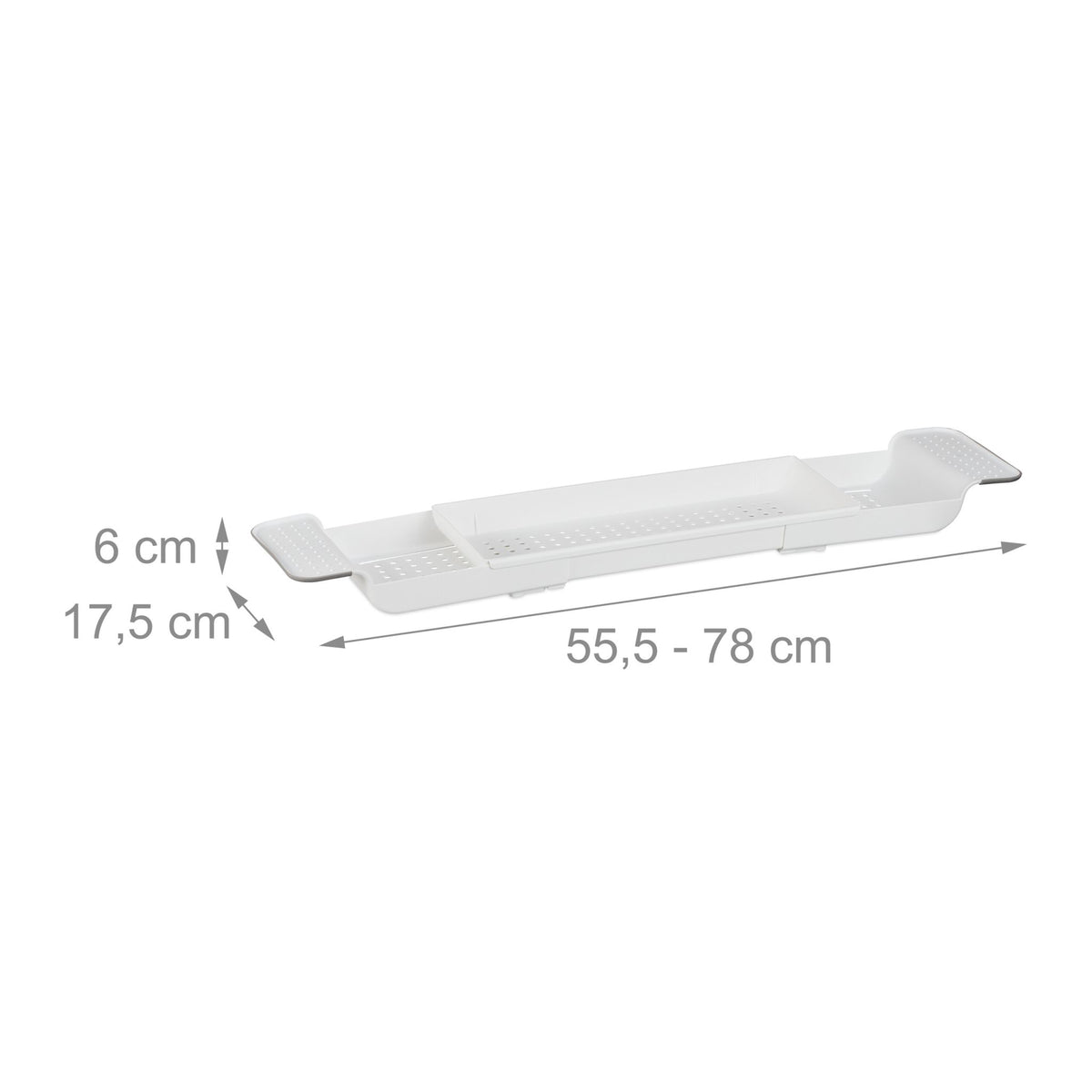 Pull-out shelf for bathtub