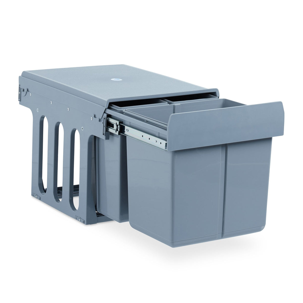 Pull-out source sorting 3 waste bins
