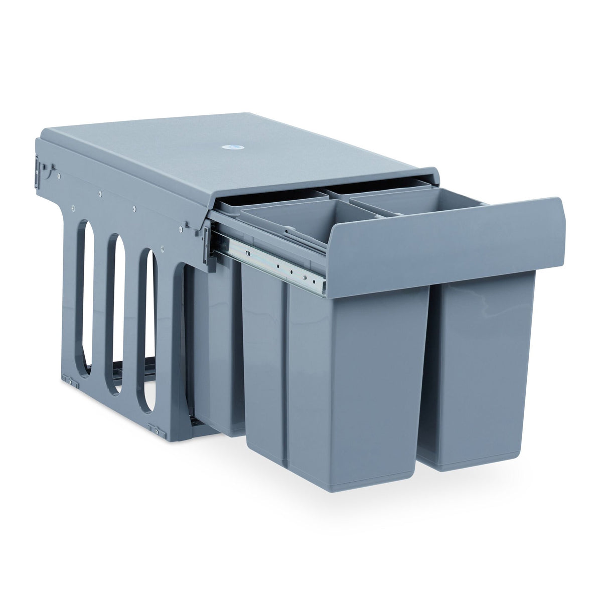 Pull-out source sorting 4 waste bins