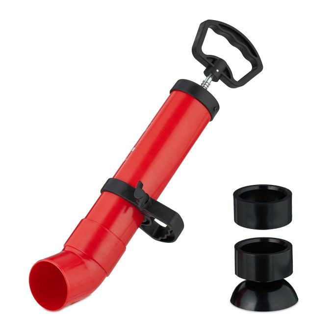 Pump for pipe cleaning 2 accessories