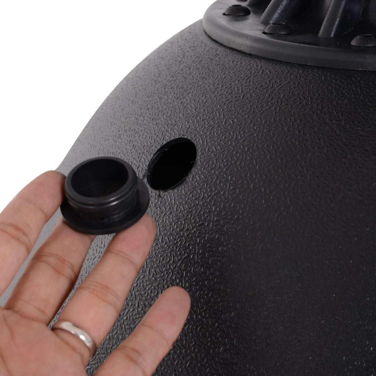 Punching Bag Freestanding Punching Bag 165Cm For Adults, Heavy Duty With Suction Cup Base, Black, Ideal For Professionals & Beginners