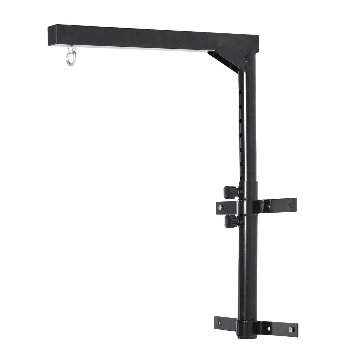 Punching Bag Holder Wall Mount Punching Bag Sandbag Holder Up To 100 Kg Load Capacity 60-88Cm Height Adjustable Black
