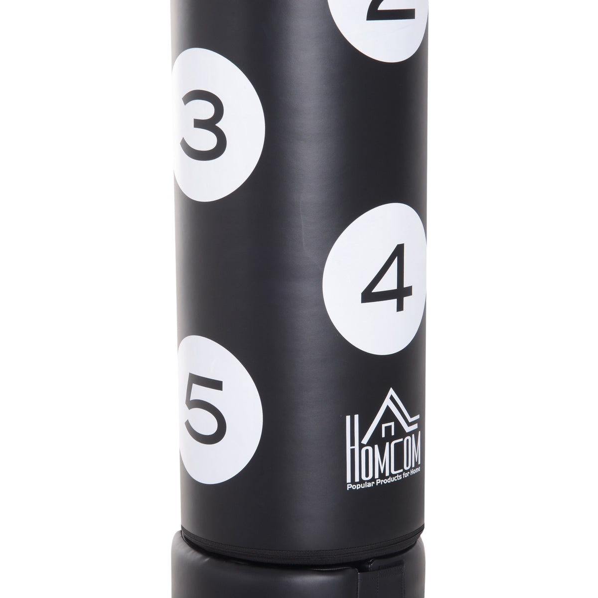 Punching Bag Standing 176Cm Adult Freestanding Heavy Duty Standing Punching Bag With Stand And Vinyl Pad Boxing Partner Boxing Trainer Black