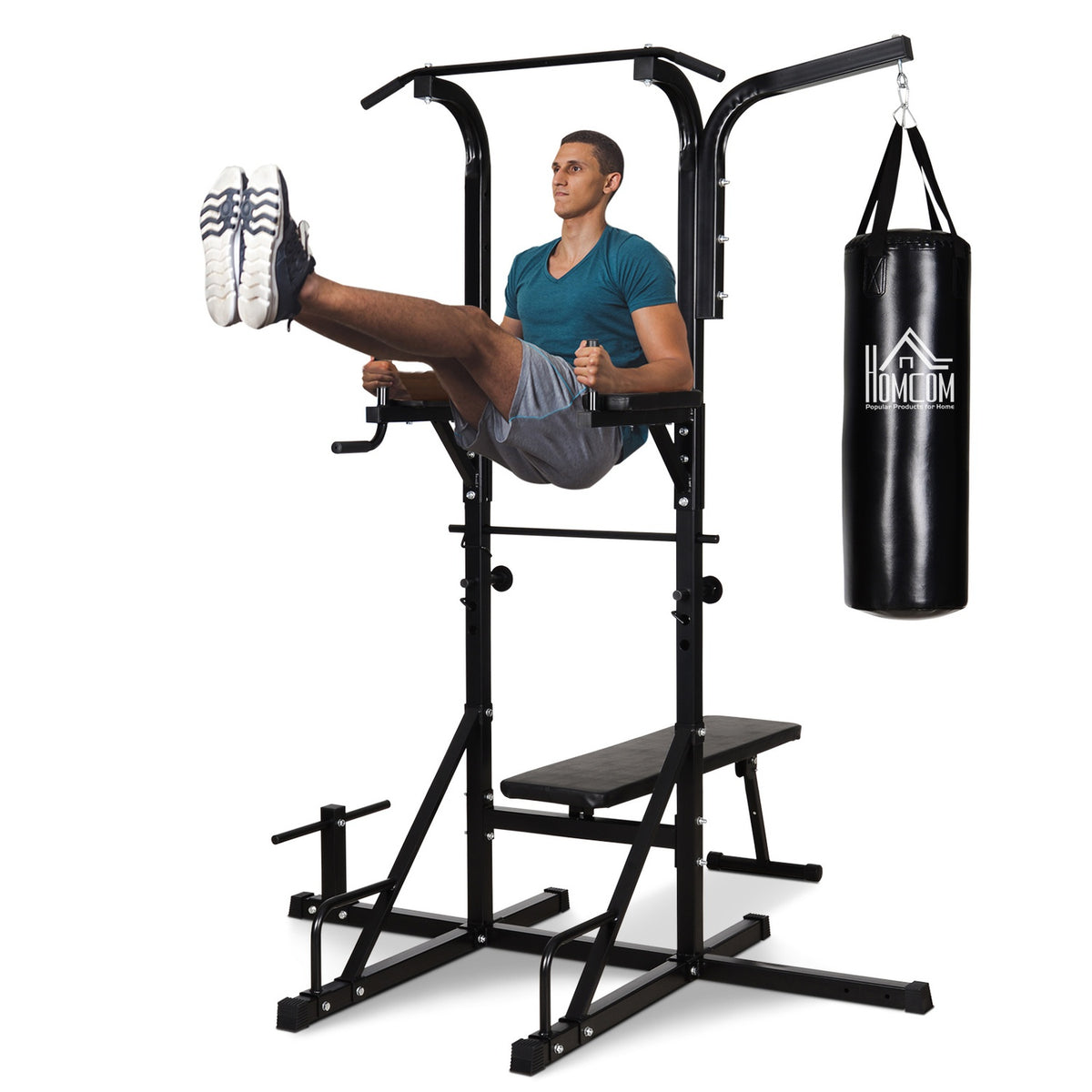 Punching Bag, Steel, Black, 180X183X219 Cm
