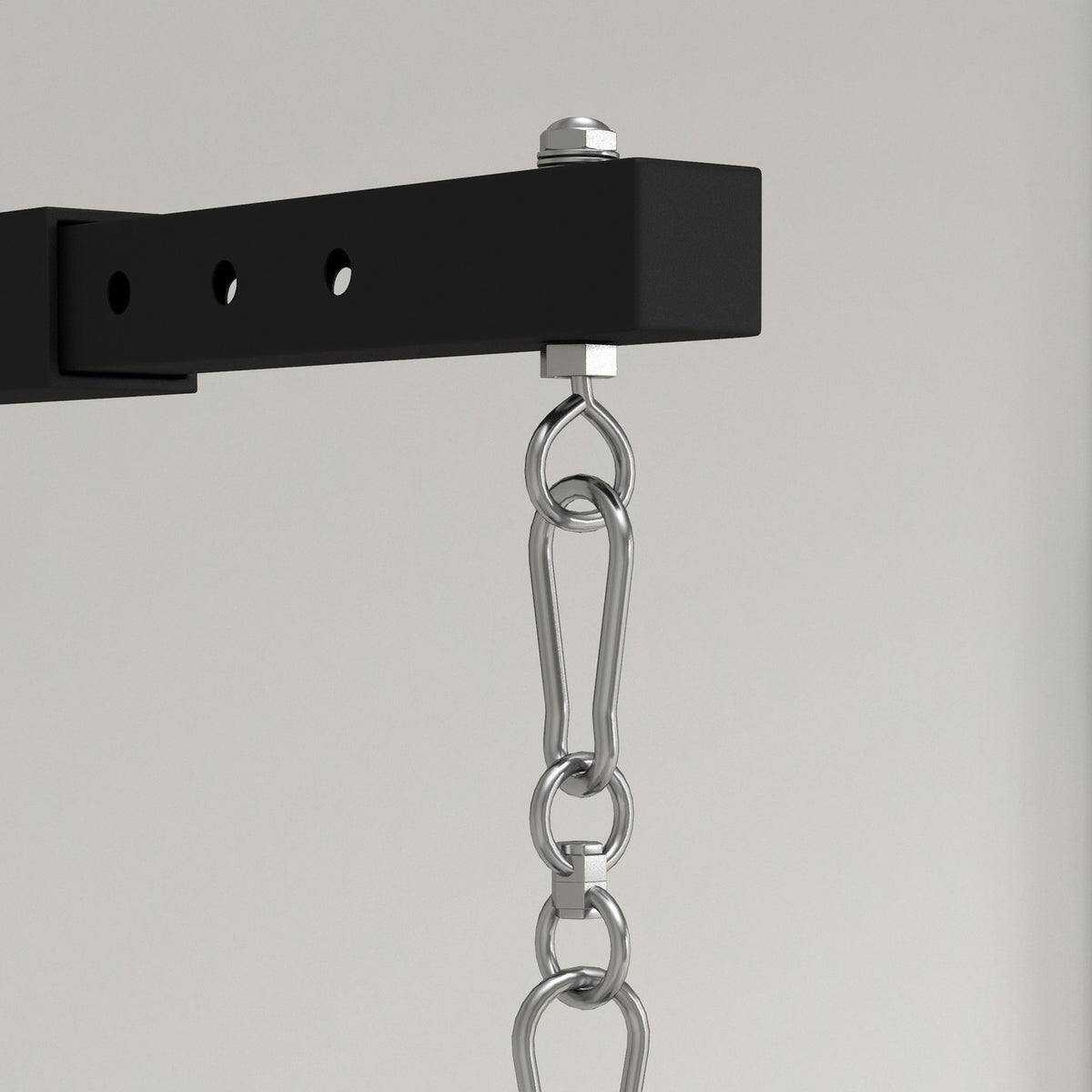 Punching Bag Wall Mount Punching Bag Stand Adjustable Punching Bag Holder for Punch Bag, Sandbag, Steel, Black